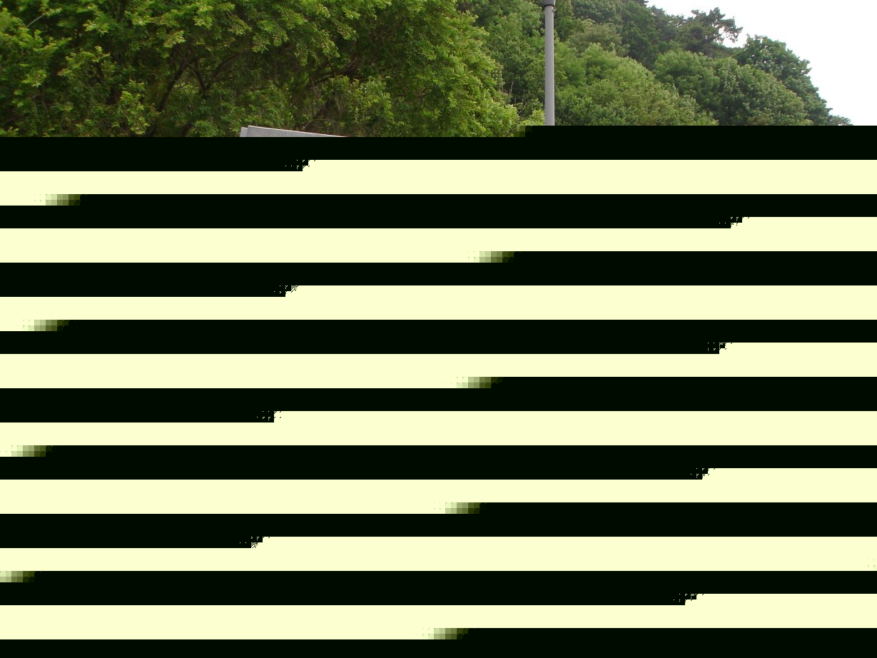 Dick at the start of the South West coast path in Minehead.